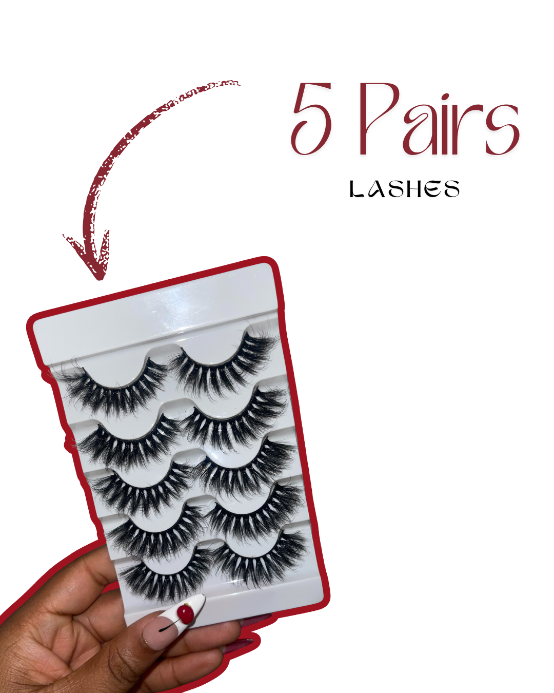 5 Pairs of Lashes